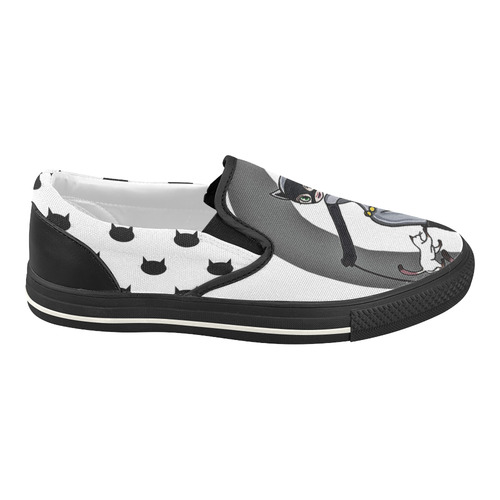Catwoman Women's Slip-on Canvas Shoes (Model 019)