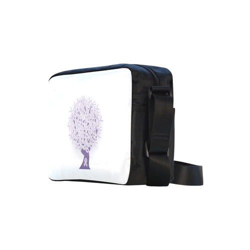 Tree Purple Classic Cross-body Nylon Bags (Model 1632)