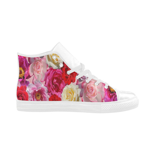 Bed Of Roses Aquila High Top Microfiber Leather Women's Shoes (Model 032)