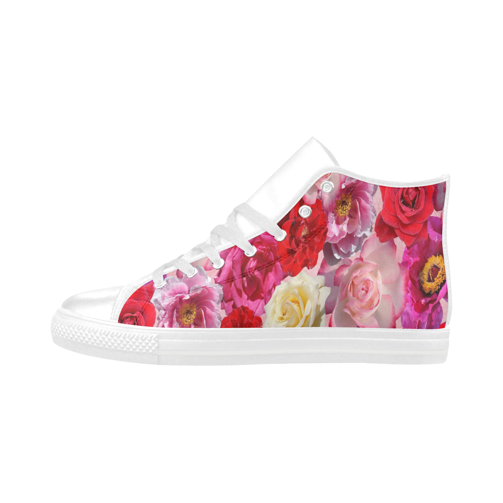 Bed Of Roses Aquila High Top Microfiber Leather Women's Shoes (Model 032)