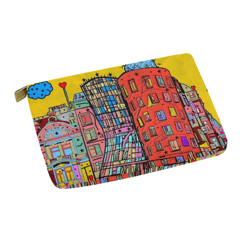 Dancing House Prague by Nico Bielow Carry-All Pouch 12.5''x8.5''