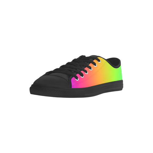 Love the Rainbow Aquila Microfiber Leather Women's Shoes/Large Size (Model 031)