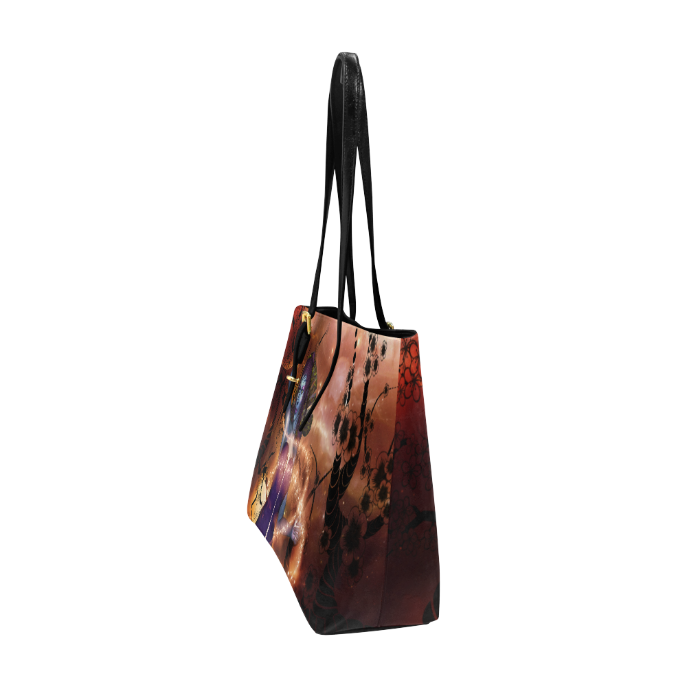 The dark fairy with light effects Euramerican Tote Bag/Large (Model 1656)