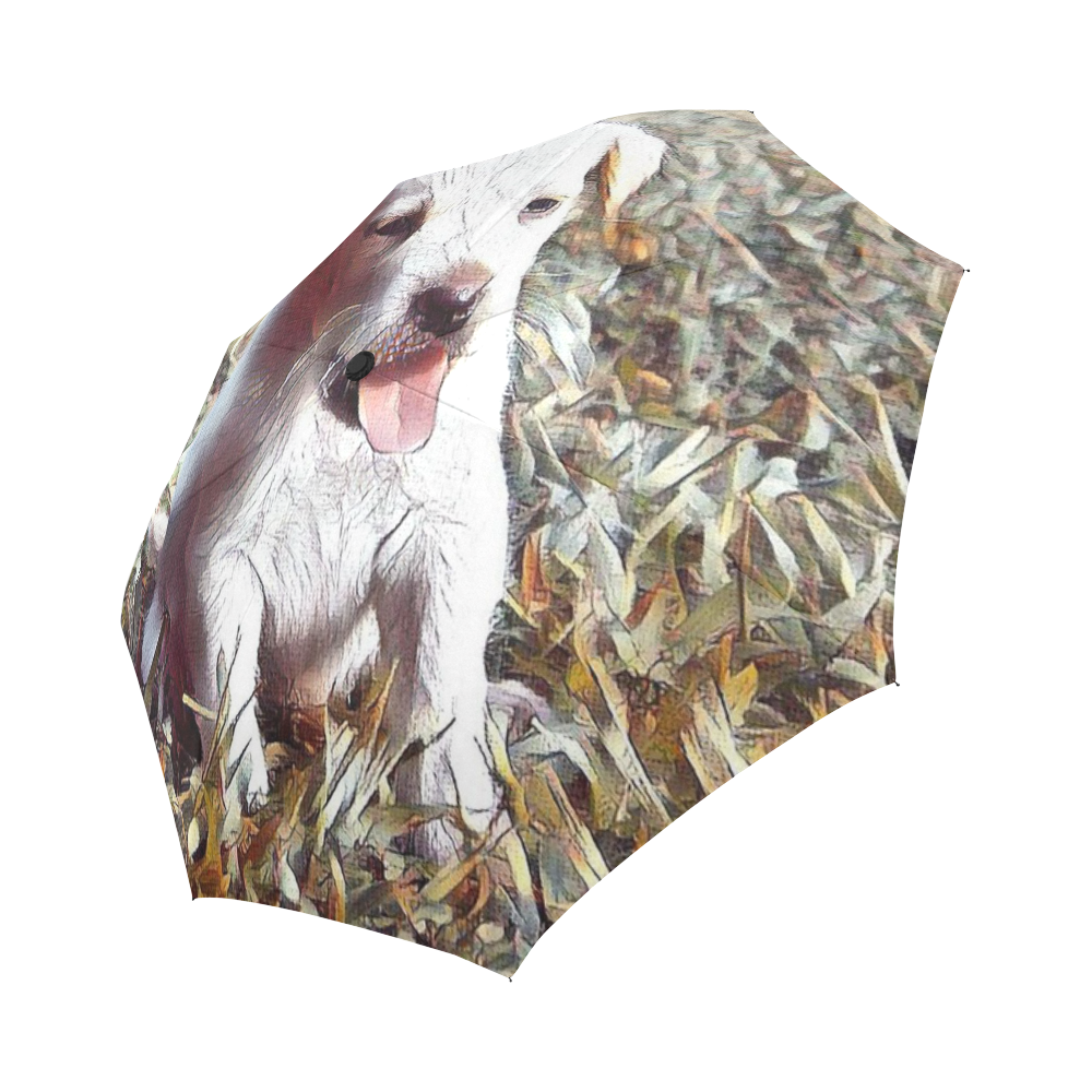 adorable puppy by JamColors Auto-Foldable Umbrella (Model U04)