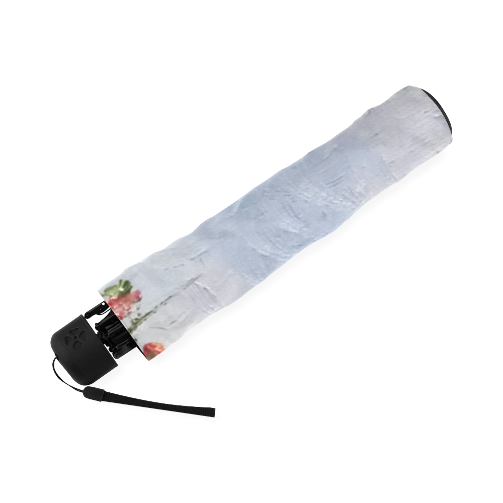 Coral Floral Foldable Umbrella (Model U01)