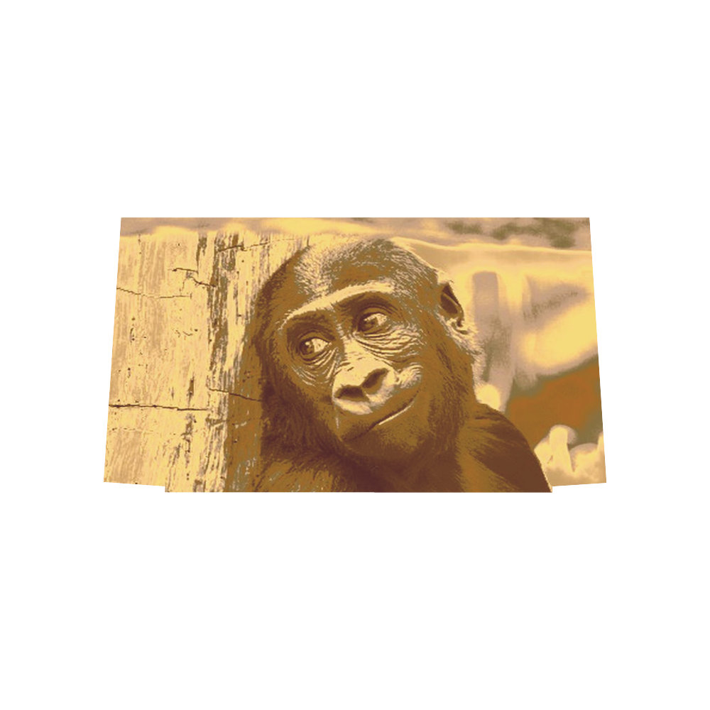 smiling gorilla baby  by JamColors Euramerican Tote Bag/Large (Model 1656)