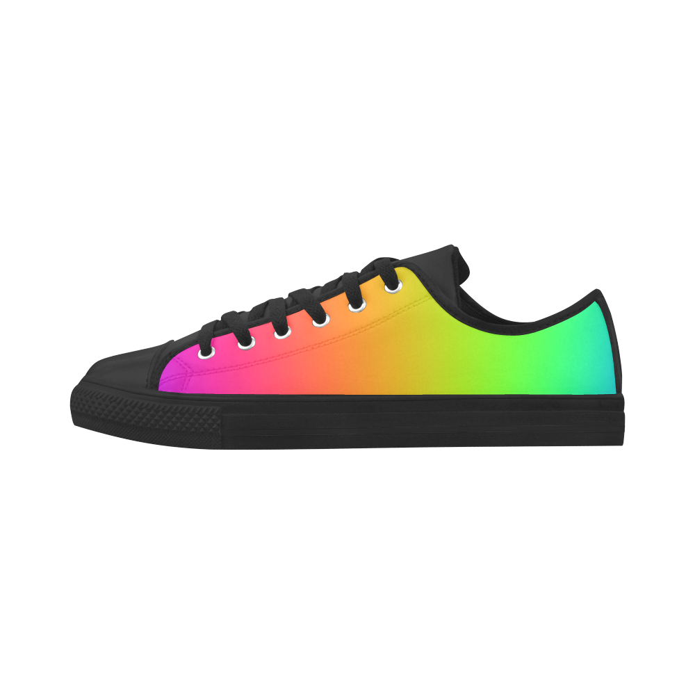 Love the Rainbow Aquila Microfiber Leather Women's Shoes/Large Size (Model 031)