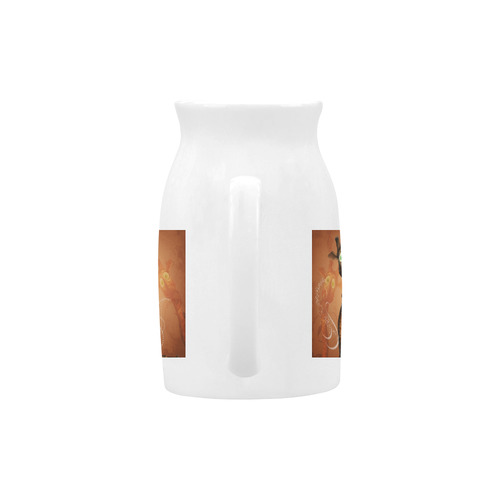 Funny, cute giraffe Milk Cup (Large) 450ml