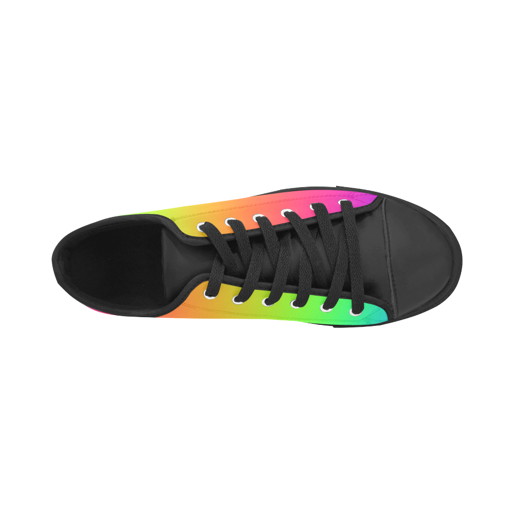 Love the Rainbow Aquila Microfiber Leather Women's Shoes (Model 031)