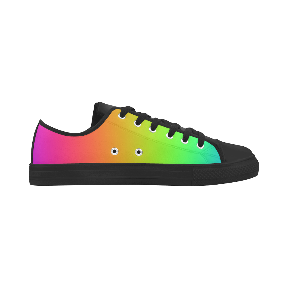 Love the Rainbow Aquila Microfiber Leather Women's Shoes (Model 031)