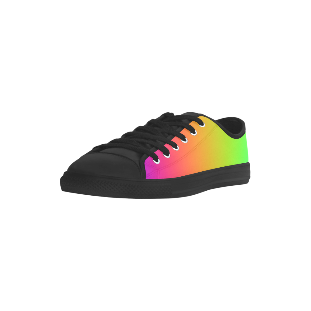 Love the Rainbow Aquila Microfiber Leather Women's Shoes (Model 031)