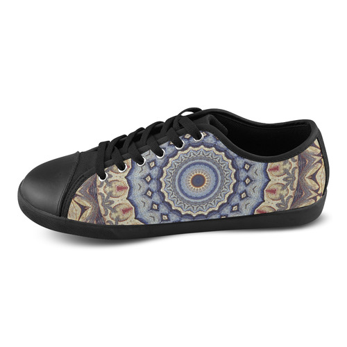 Soft and Warm Mandala Canvas Shoes for Women/Large Size (Model 016)