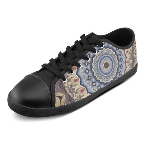 Soft and Warm Mandala Canvas Shoes for Women/Large Size (Model 016)