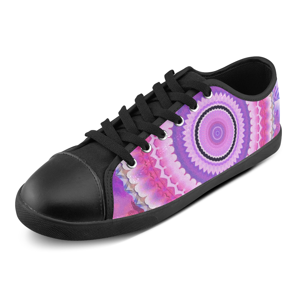 Freshness Energy Mandala Canvas Shoes for Women/Large Size (Model 016)