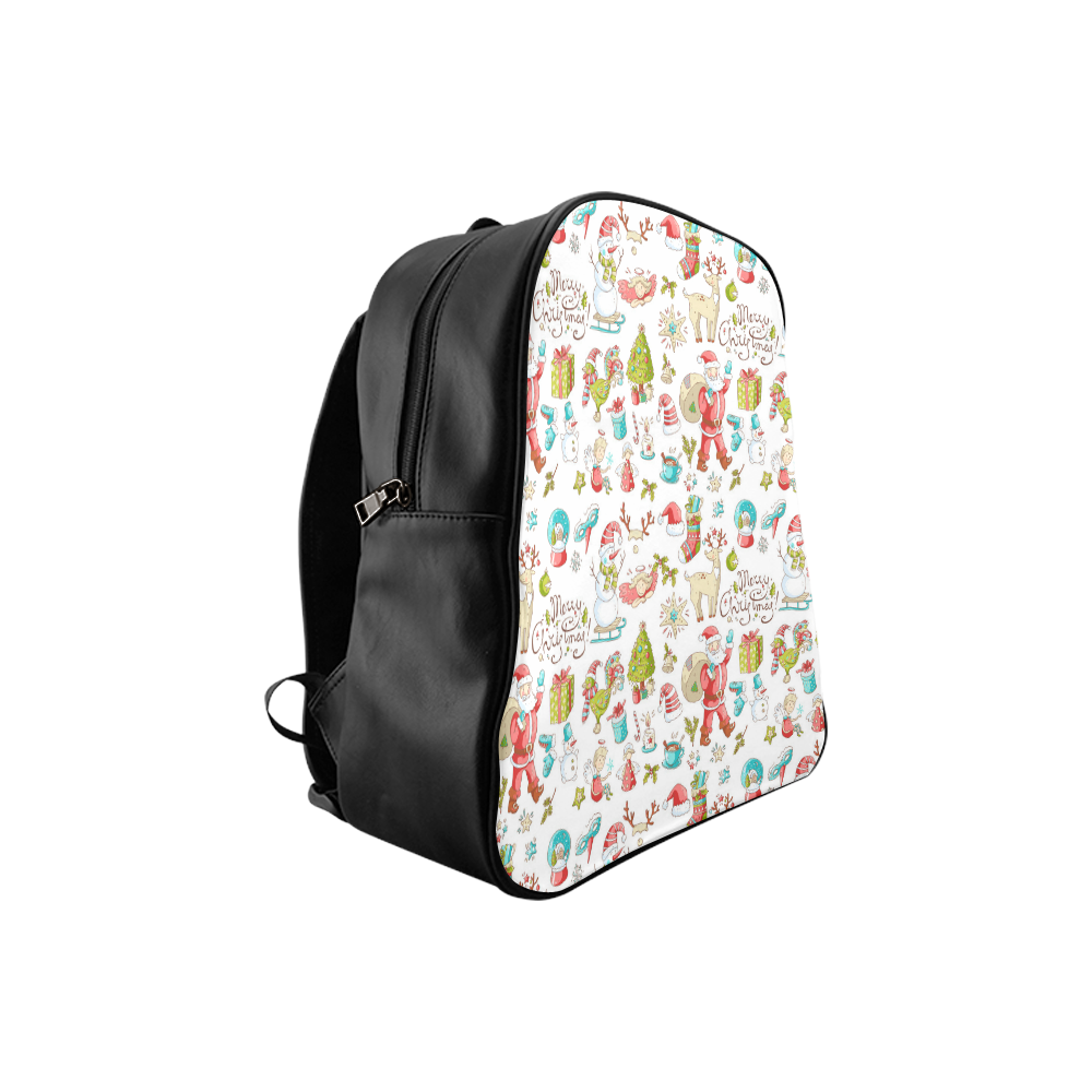 christmas doodles School Backpack (Model 1601)(Small)
