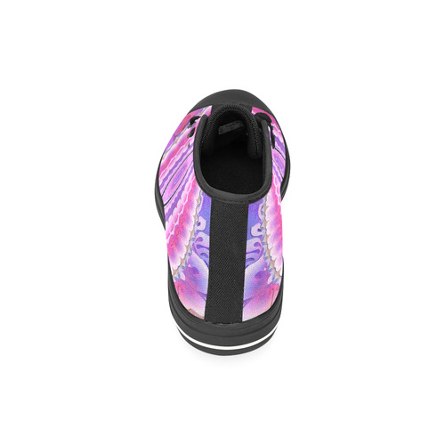 Freshness Energy Mandala High Top Canvas Women's Shoes/Large Size (Model 017)