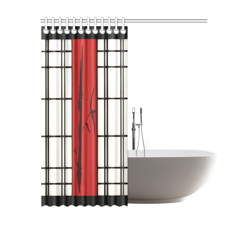 Shoji - bamboo Shower Curtain 60"x72"