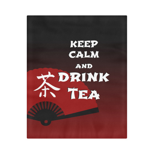 keep calm drink tea - asia edition Duvet Cover 86"x70" ( All-over-print)