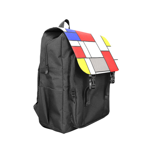 Mondrian style Casual Shoulders Backpack (Model 1623)