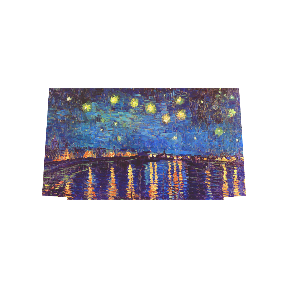Van Gogh Starry Night Over Rhone Euramerican Tote Bag/Large (Model 1656)