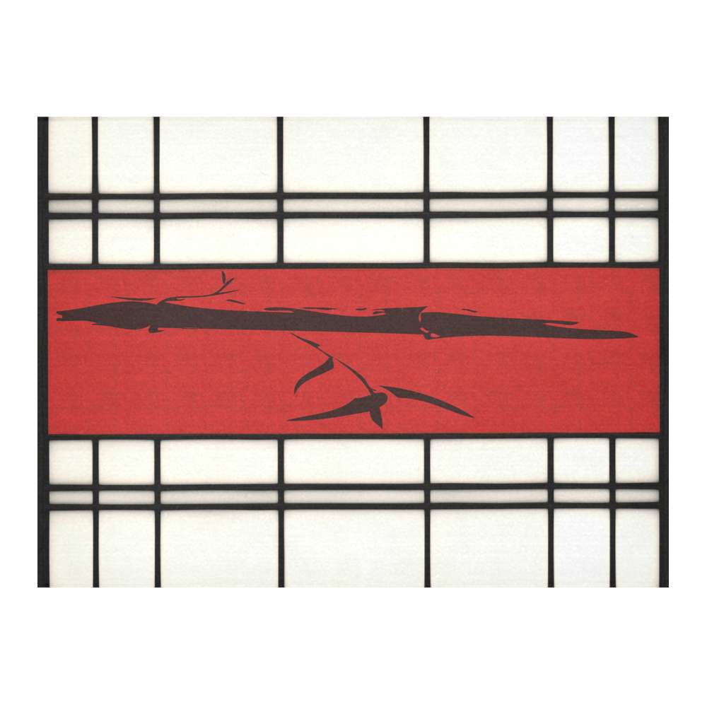 Shoji - Bamboo Cotton Linen Tablecloth 52"x 70"