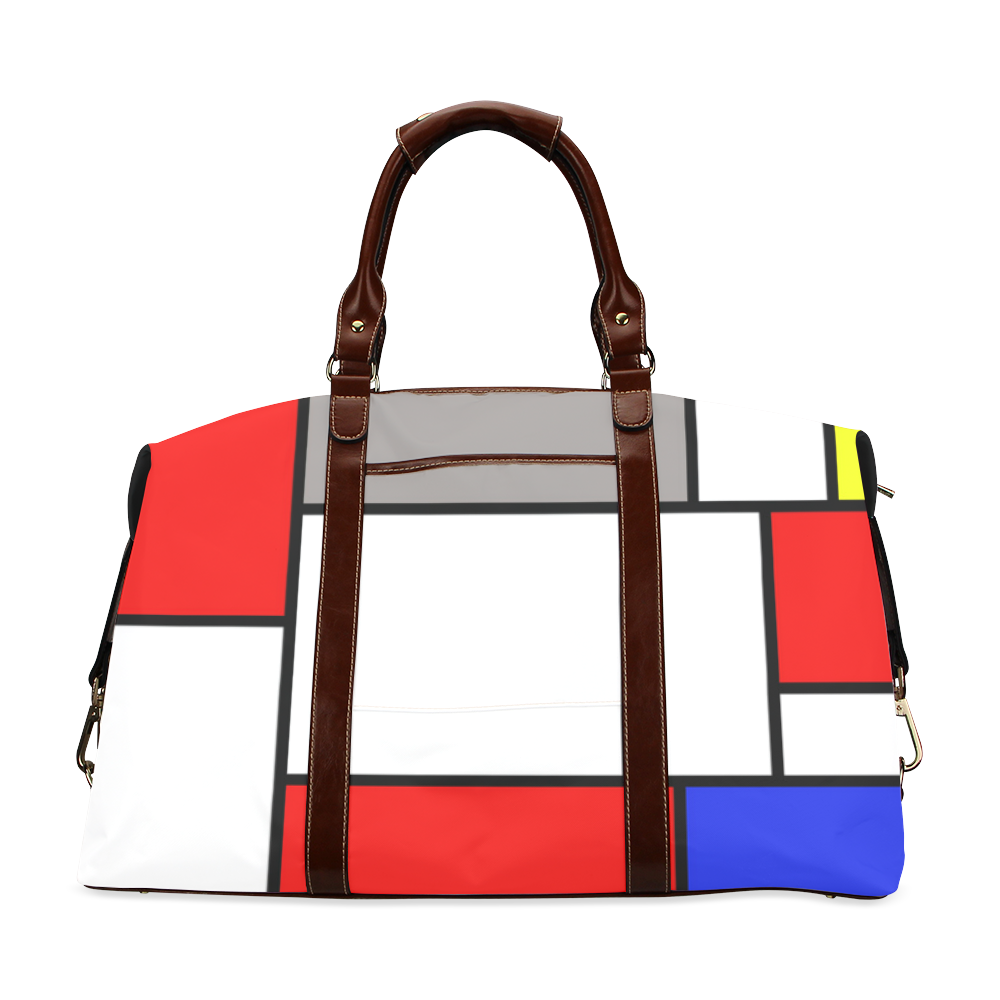 Mondrian style Classic Travel Bag (Model 1643) Remake