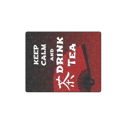 keep calm drink tea - asia edition Blanket 40"x50"