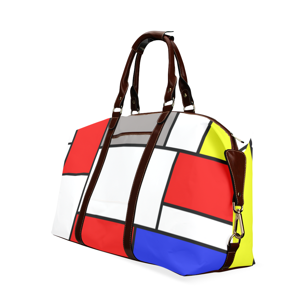 Mondrian style Classic Travel Bag (Model 1643) Remake