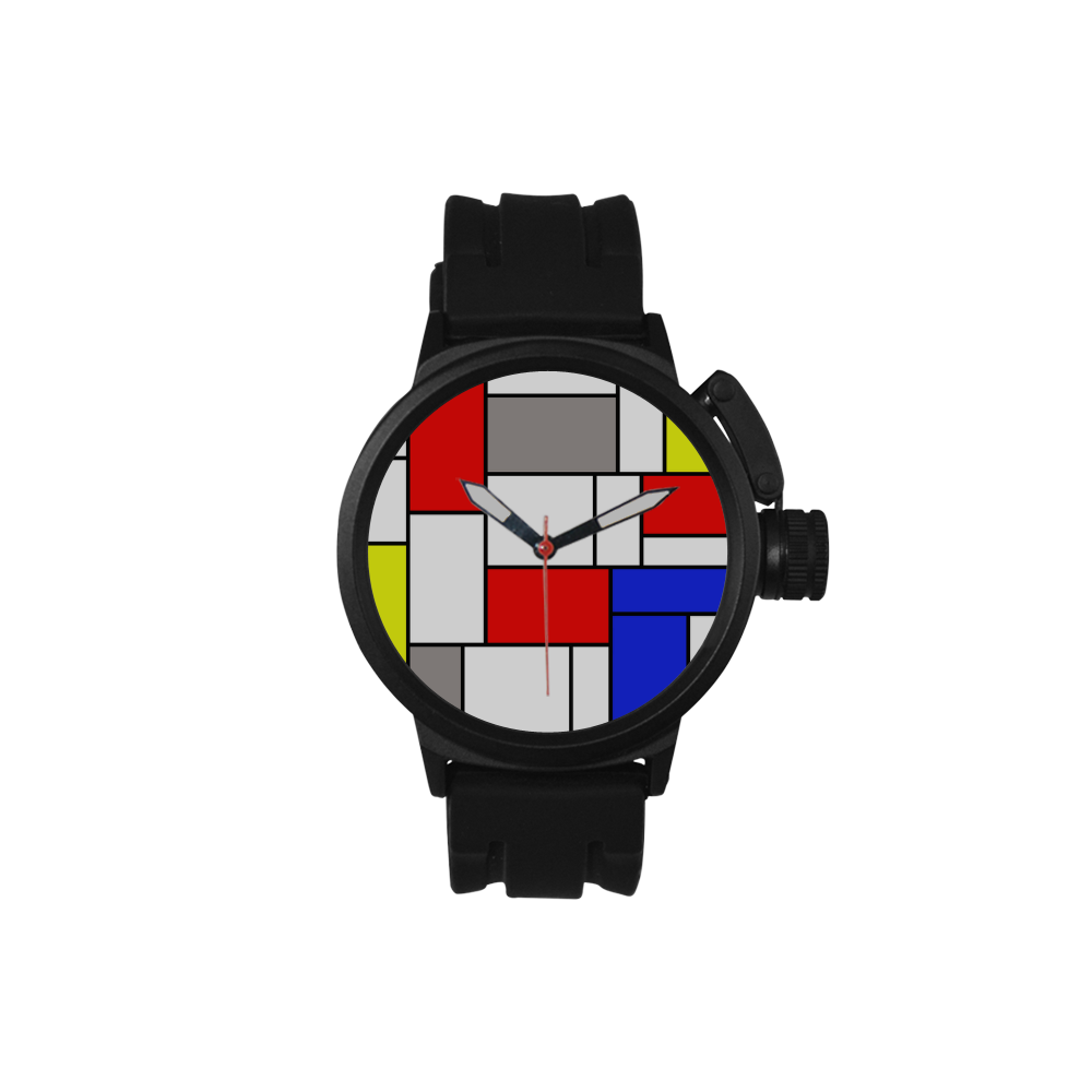 Mondrian style Men's Sports Watch(Model 309)