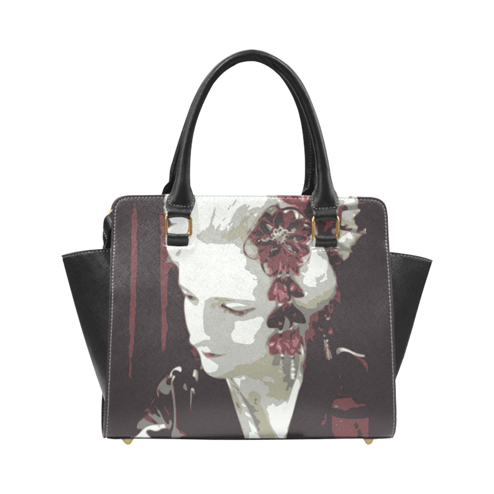 Geisha Rivet Shoulder Handbag (Model 1645)