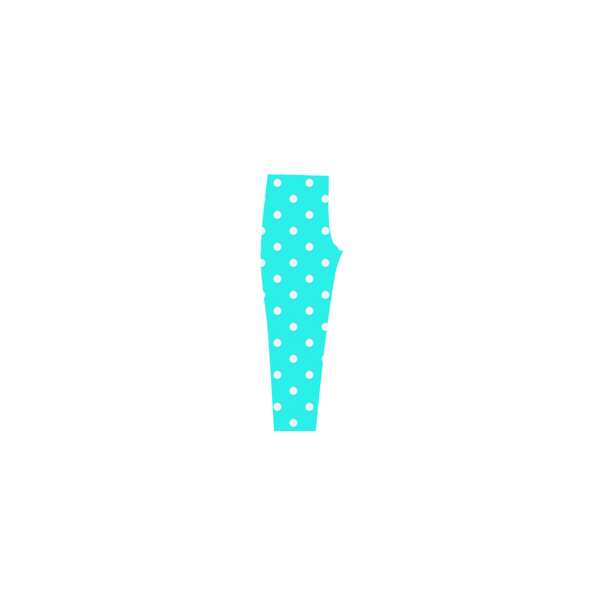 polkadots20160621 Capri Legging (Model L02)