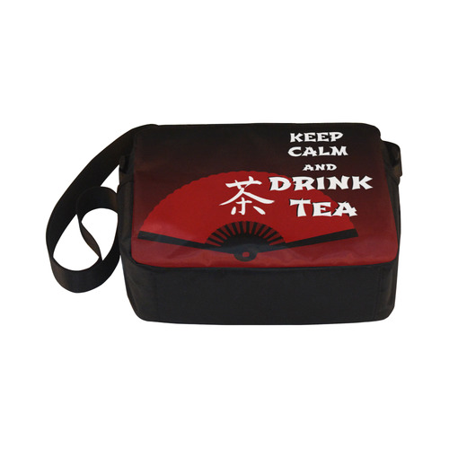 keep calm drink tea - asia edition Classic Cross-body Nylon Bags (Model 1632)