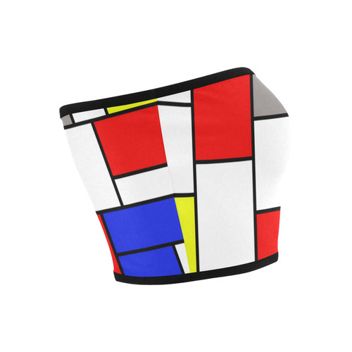 Mondrian style Bandeau Top