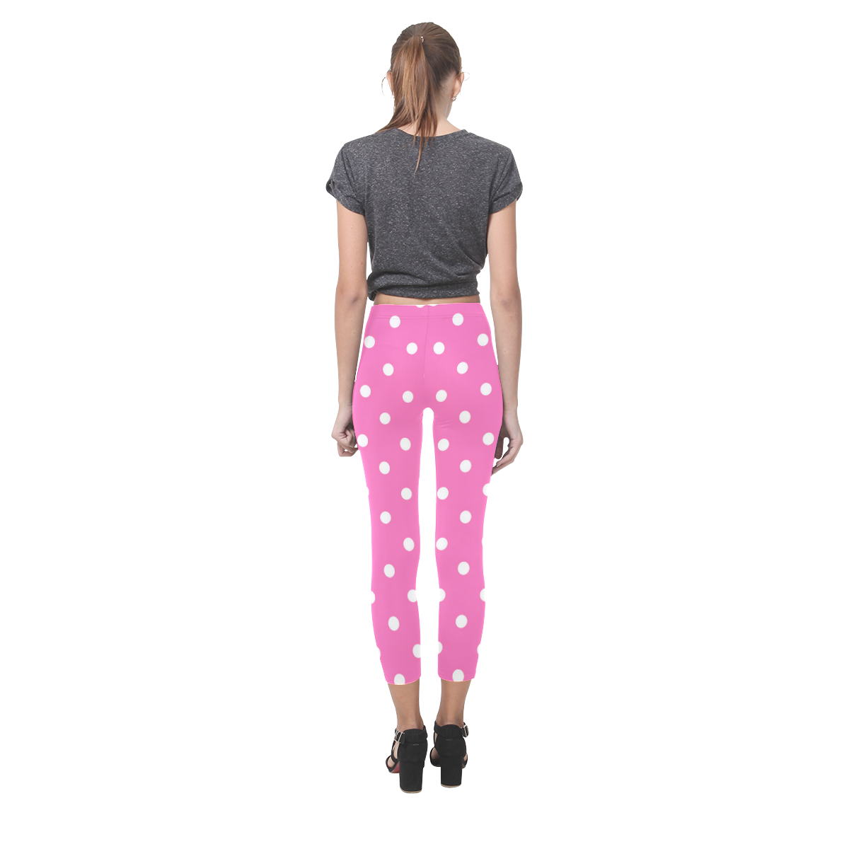 polkadots20160625 Capri Legging (Model L02)