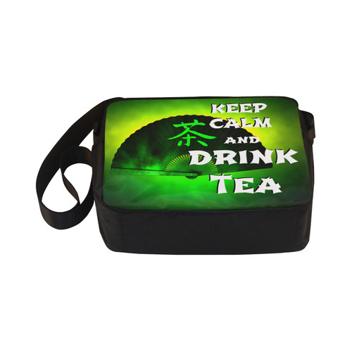 keep calm and drink green tea Classic Cross-body Nylon Bags (Model 1632)