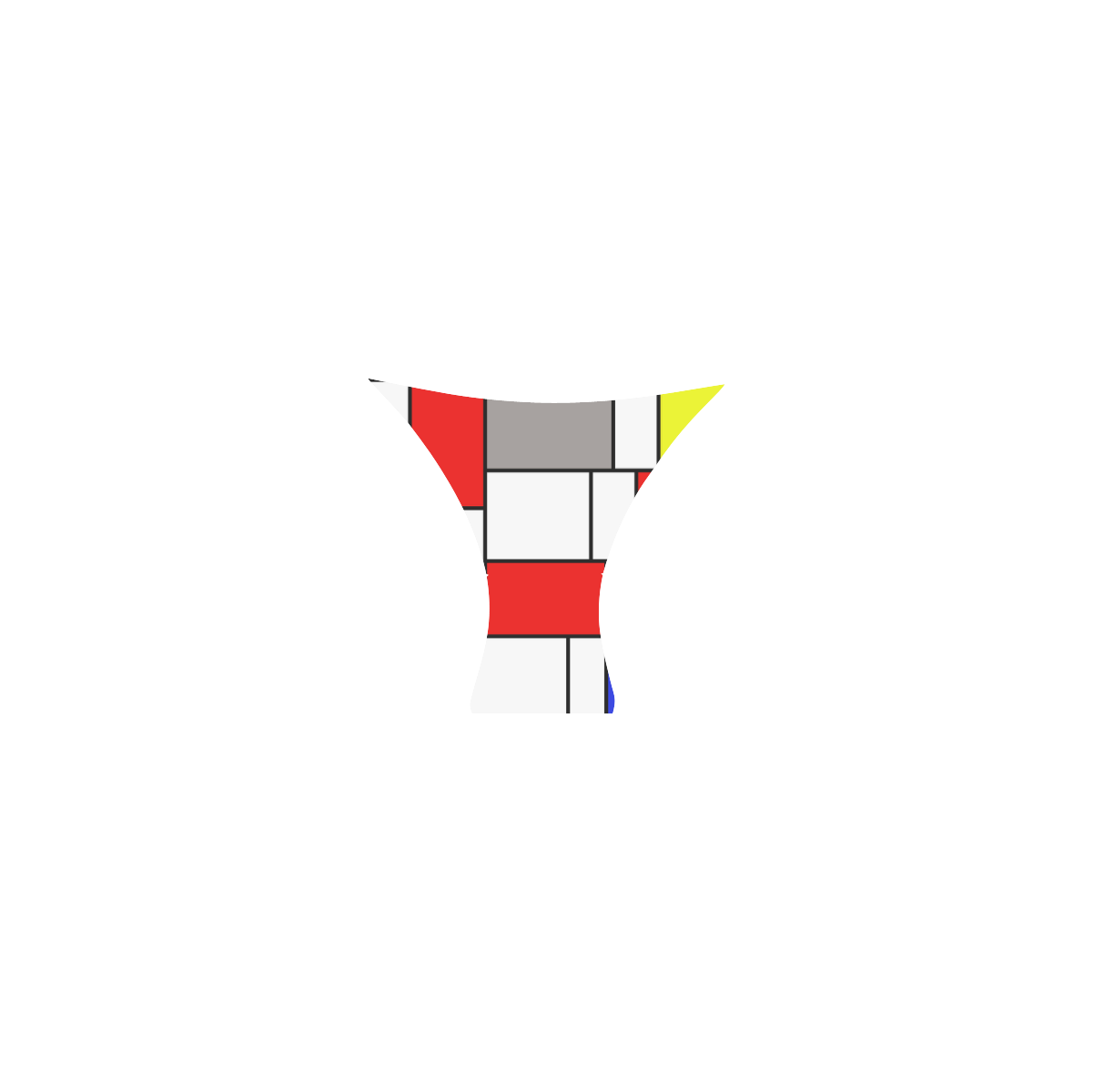 Mondrian style Custom Bikini Swimsuit (Model S01)