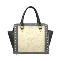 Tatami - Bamboo Rivet Shoulder Handbag (Model 1645)