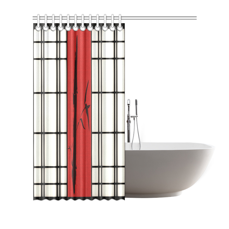 Shoji - Bamboo Shower Curtain 72"x72"