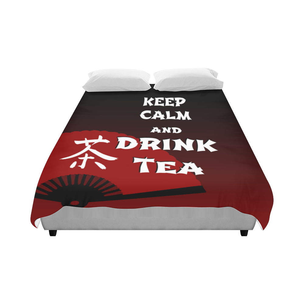 keep calm drink tea - asia edition Duvet Cover 86"x70" ( All-over-print)