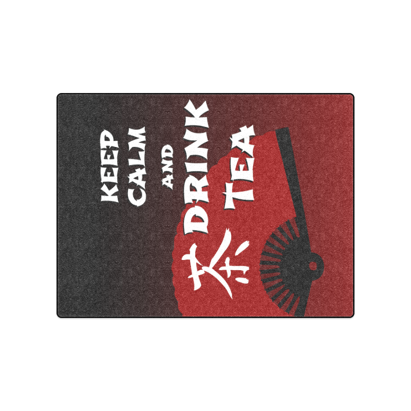 keep calm drink tea - asia edition Blanket 50"x60"