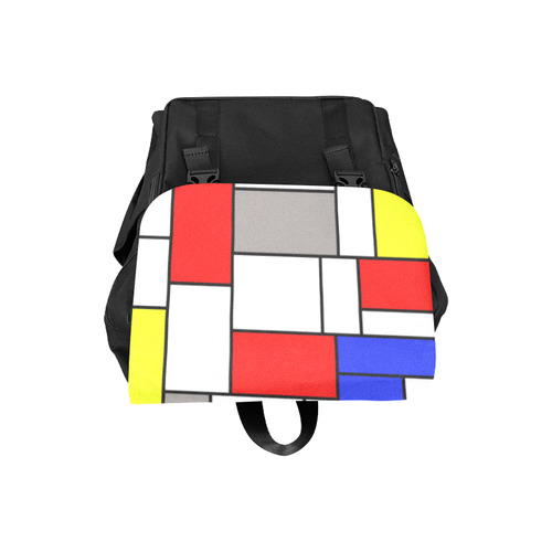 Mondrian style Casual Shoulders Backpack (Model 1623)