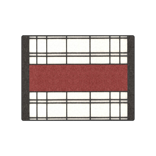 Shoji - red Blanket 50"x60"