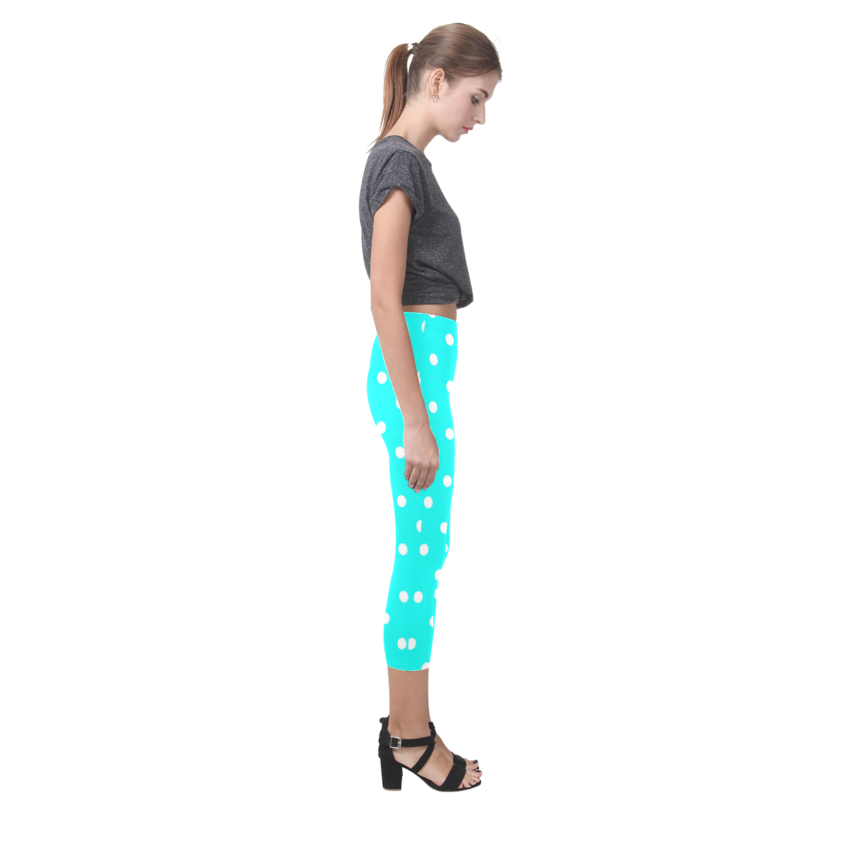 polkadots20160621 Capri Legging (Model L02)