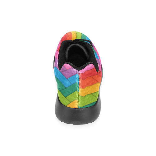 Woven Rainbow Women’s Running Shoes (Model 020)