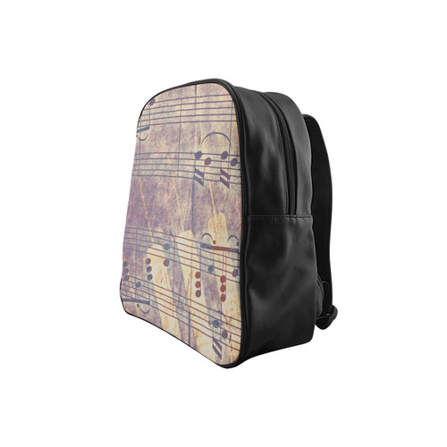 Music, vintage look B by JamColors School Backpack (Model 1601)(Small)