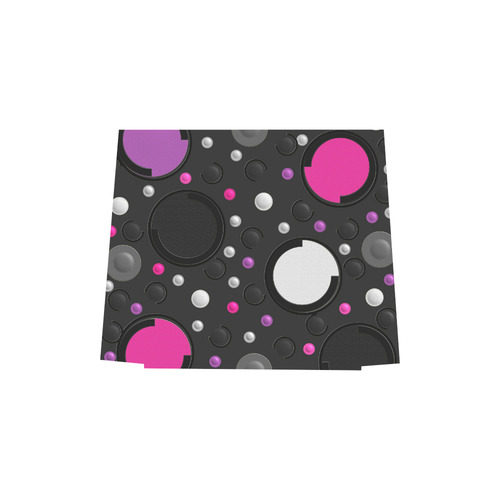 Pink Purple Circle Euramerican Tote Bag/Small (Model 1655)