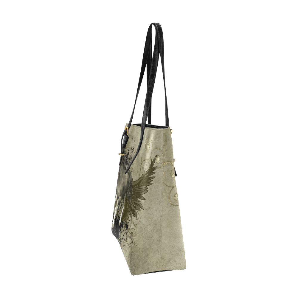 Wild horse with wings Euramerican Tote Bag/Small (Model 1655)