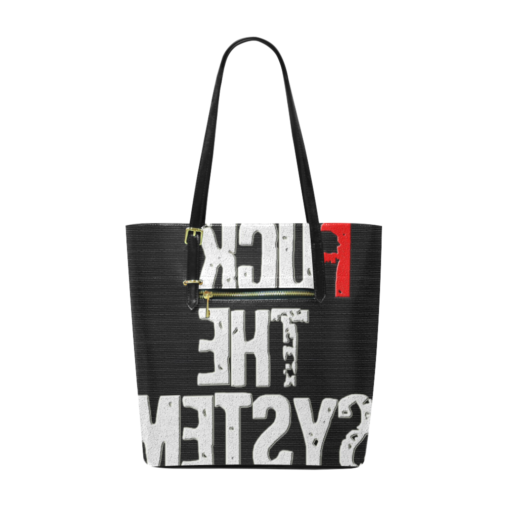 Fuck The System Euramerican Tote Bag/Small (Model 1655)