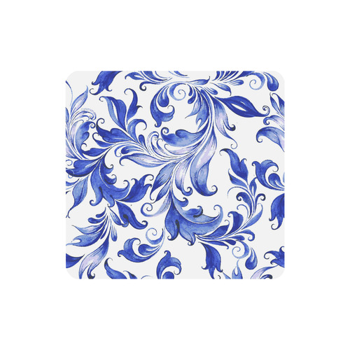 Blue White Porcelain Floral Pattern Women's Clutch Purse (Model 1637)