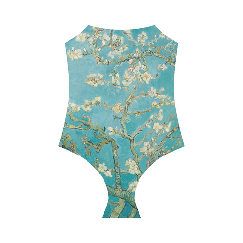 Van Gogh Almond Blossoms Strap Swimsuit ( Model S05)